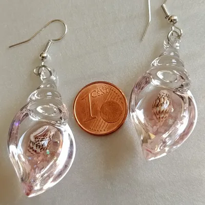 Boucles d'oreilles coquillage 